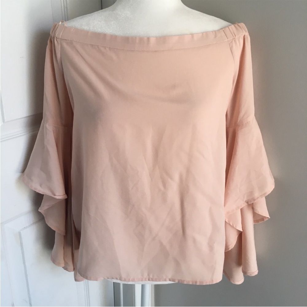 Nwt Chelsea28 Off Shoulder Top Pink Hero Size M — image 2 of 8